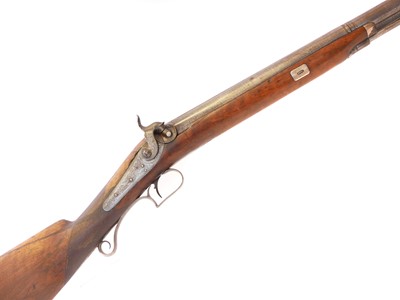Lot 70 - E.W. Bond 12 bore percussion single barrel...