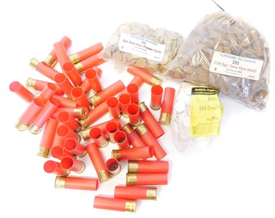 Lot 855 - 8 bore shotgun reloading supplies, to include...