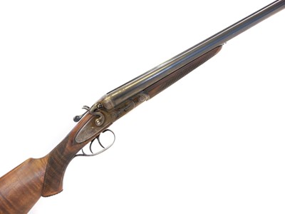 Lot 574 - Accia Breda 12 bore side by side hammer gun,...