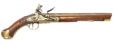 Lot Flintlock 1801 pattern 25 bore long sea...