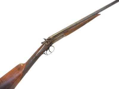 Lot 594 - Belgian .410 side by side hammer gun, serial...