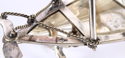 Lot 16 - A Victorian Rowing Interest Novelty Silver Plated Toast Rack Trophy