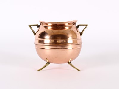 Lot 19th Century 'Aesthetic' Copper and Brass Pot