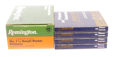 Lot 888 - Remington and Magtech Small Pistol primers, no....