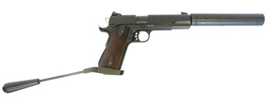Lot 353 - GSG 1911 .22lr long barrel pistol serial...
