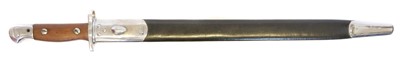 Lot 226 - P.1907 parade bayonet and scabbard by...