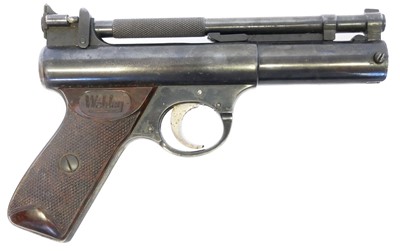 Lot 139 - Webley .22 Senior air pistol, cylinder number...