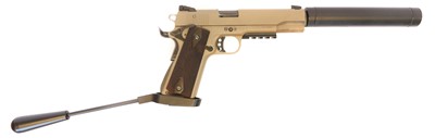 Lot 354 - GSG 1911 .22lr long barrel pistol serial...