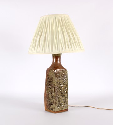 Lot Tall Studio Pottery Stoneware Lamp Base