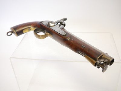 Lot 8 - Percussion 1855 type .650 cavalry pistol made...