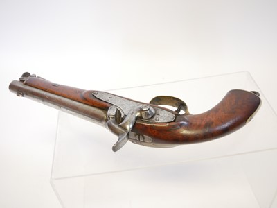 Lot 8 - Percussion 1855 type .650 cavalry pistol made...