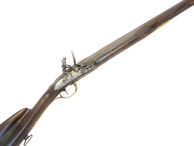 Lot 67 - French flintlock 16 bore sporting gun by...