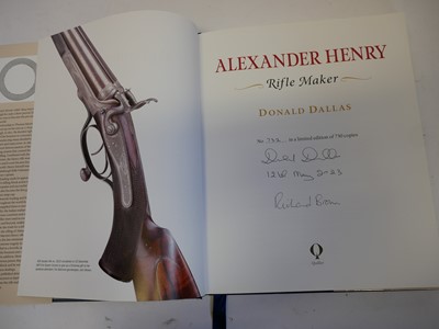 Lot 729 - Alexander Henry - Rifle Maker, by Donald...
