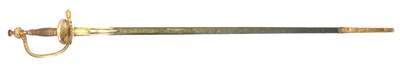 Lot 197 - Prussian 1882 pattern civil sword (Degan) with...