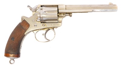 Lot 312 - William Tranter Model 1878 nickel-plated .450...