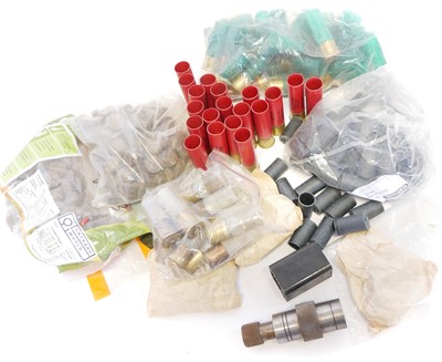 Lot 847 - 8 bore reloading tools and components, to...