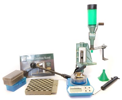 Lot Collection of reloading equipment and gun...