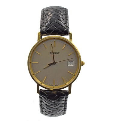 Lot 48 - An 18ct Tissot Gentleman's Wristwatch