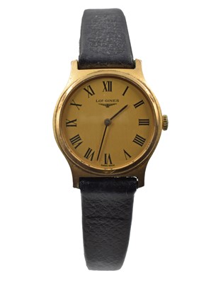 Lot 271 - An 18ct gold Longines ladies' wristwatch