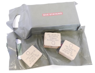 Lot BAE Systems 5.56mm Blank L18A1 cartridges, 252...