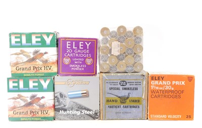 Lot 12 bore mixed ammunition, 133 cartridges...
