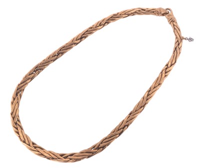 Lot 260 - An 18ct yellow gold 'Wellendorff' necklace
