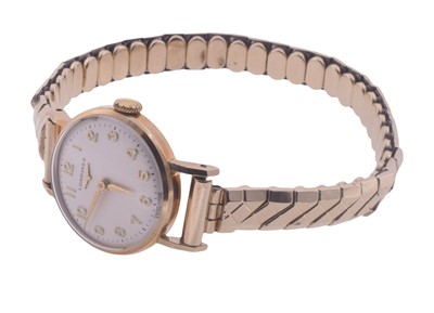 Lot 150 - A 9ct gold Longines ladies' wristwatch