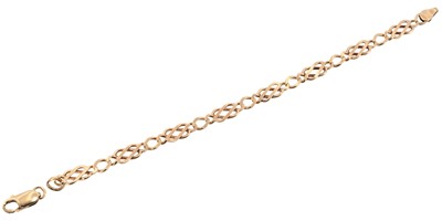 Lot 29 - A 9ct yellow gold bracelet