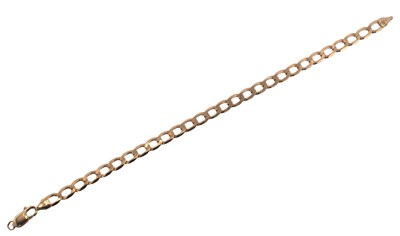 Lot 247 - A 9ct yellow gold bracelet