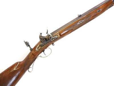 Lot Pedersoli Mortimer .54 flintlock rifle serial...