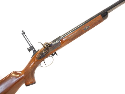 Lot Pedersoli Gibbs percussion .45 target rifle...