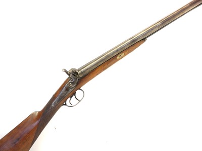 Lot Percussion 14bore side by side shotgun, 32inch...