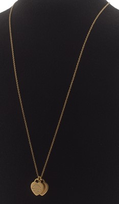 Lot 5 - An 18ct yellow gold Tiffany & Co. 'Return to Tiffany' necklace