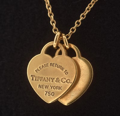 Lot 5 - An 18ct yellow gold Tiffany & Co. 'Return to Tiffany' necklace