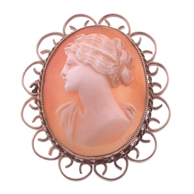 Lot 269 - A cameo pendant/brooch