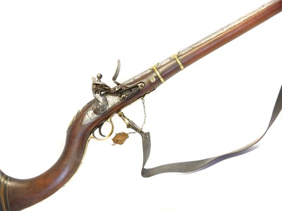 Lot Afghan flintlock Jezail, with 38.5 inch...