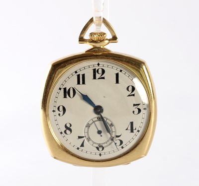 Lot 75 - An Early 20th Century 18ct Gold Pendant Watch