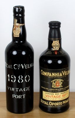 Lot 36 - 2 bottles Royal Oporto ‘Companhia Velha’ Vintage port