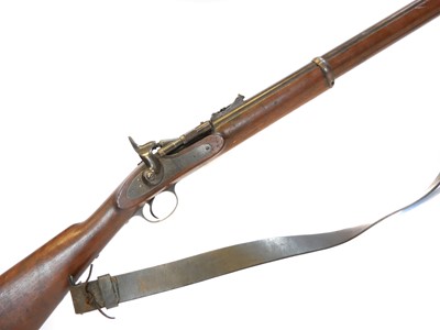 Lot BSA two band .577 Snider rifle, 30 inch barrel...