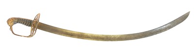 Lot British 1803 pattern infantry officers' sabre,...