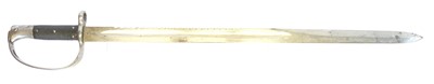 Lot Martini Henry 1879 Artillery sword bayonet, 26...