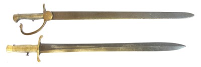 Lot Brunswick Rifle sword bayonet, first pattern...