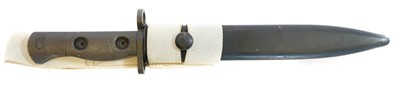 Lot SLR bayonet and scabbard with frog. IF POSTAGE...