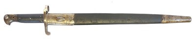 Lot British 1887 Martini Henry bayonet and...