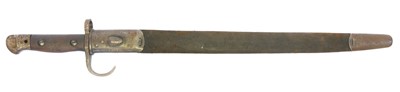 Lot 1907 pattern Lee Enfield bayonet and scabbard,...