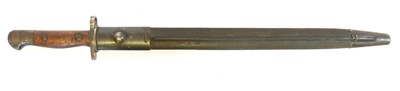 Lot Lithgow 1907 pattern Lee Enfield bayonet and...