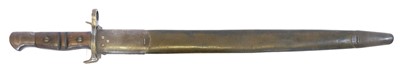 Lot Remington P13 / P14 bayonet and scabbard with...