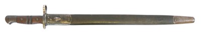 Lot Remington P13 / P14 bayonet and scabbard,...