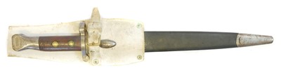 Lot 1888 pattern Lee Enfield bayonet and scabbard...