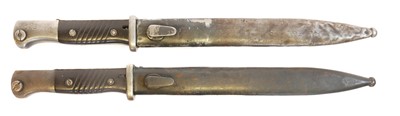 Lot Two German Mauser K98 S.84/98 WWII bayonets...
